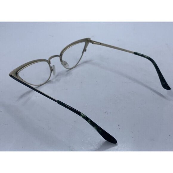 UNBRANDED 8107 Cat Eye Feline Pointed Eye Glasses - Dark Green - 50-19-140 - Picture 3 of 9